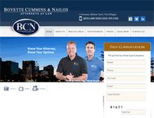 Tablet Screenshot of bcnlawfirm.com